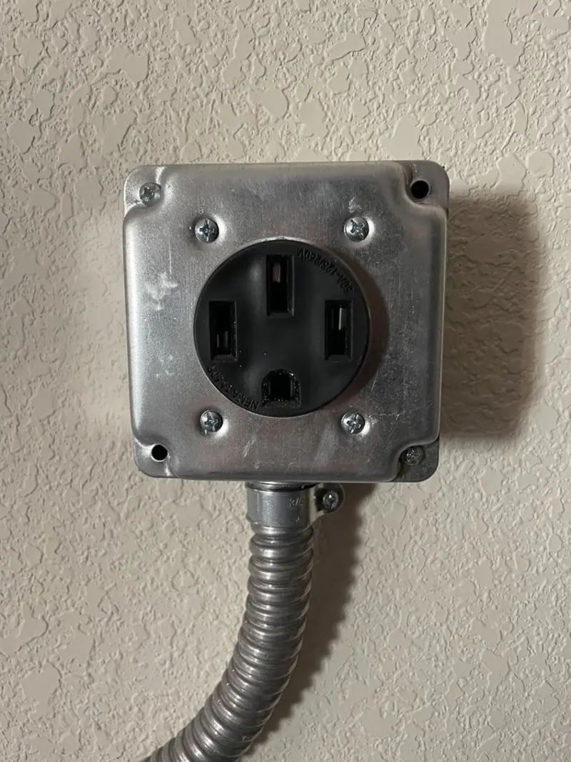 NEMA 14-50 outlet installed for Smart Home Electrical in North Wildwood